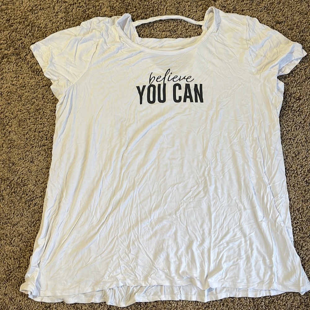 Livi Active believe you can workout top